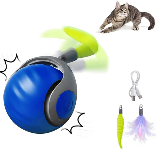 "The Midnight Chaser: Speedy Tail 2.0 Interactive Cat Toy"