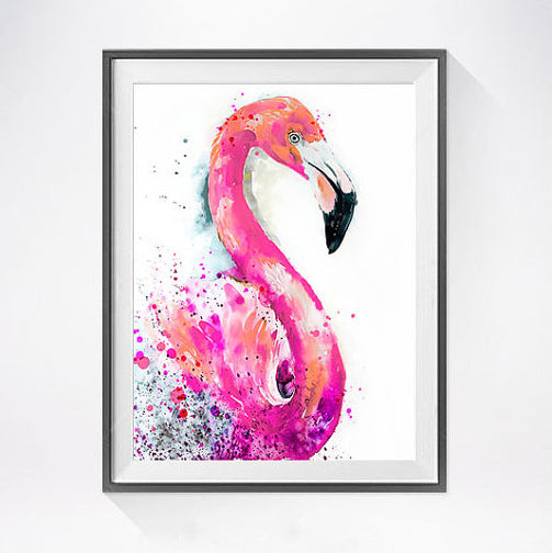 Flamingo Diamond Painting Decorative Artwork